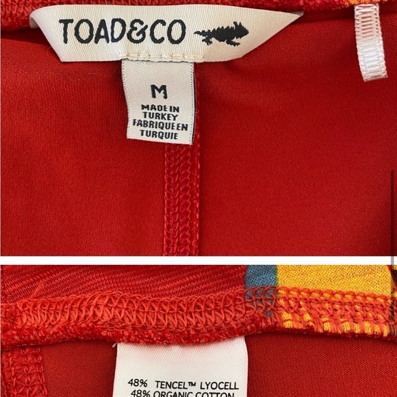 Toad & Co Seleena Skort Winterberry Floral Print Size M - Picture 6 of 6